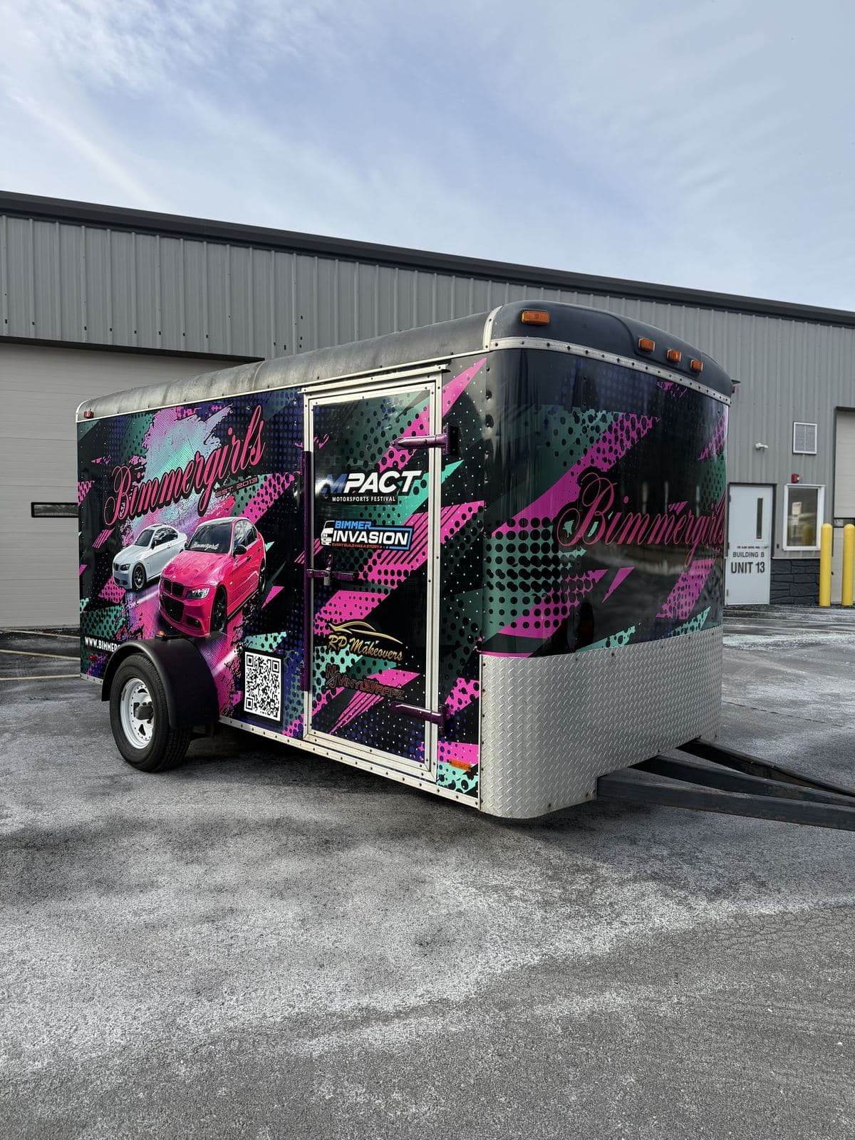 Bimmergirls trailer custom graphics