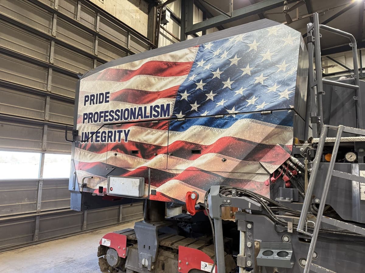 IUOE Local 825 heavy machinery vinyl wrap